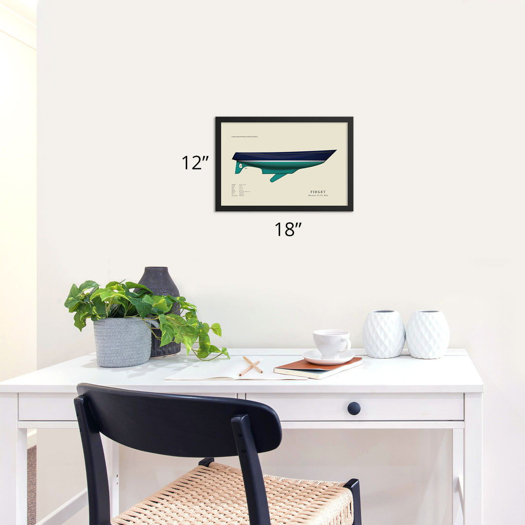 Custom Half Hull Print