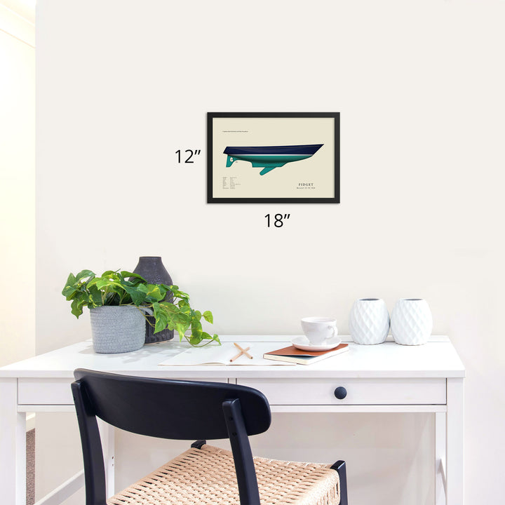 Custom Half Hull Print