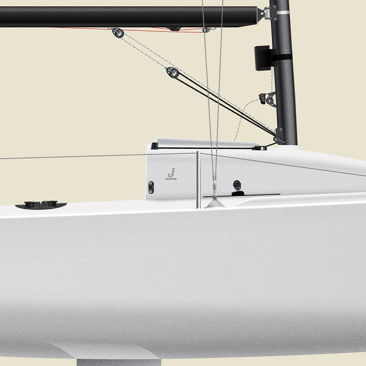 J/70 Custom Half Hull Print