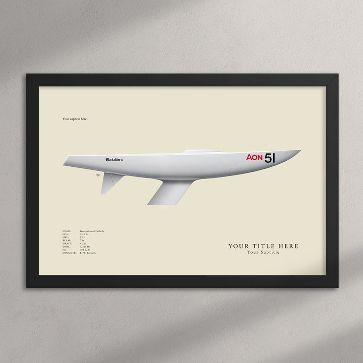 Etchells Custom Half Hull Print