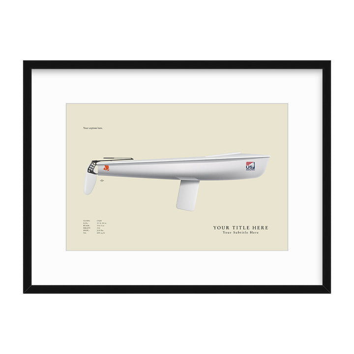 Club 420 Custom Half Hull Print