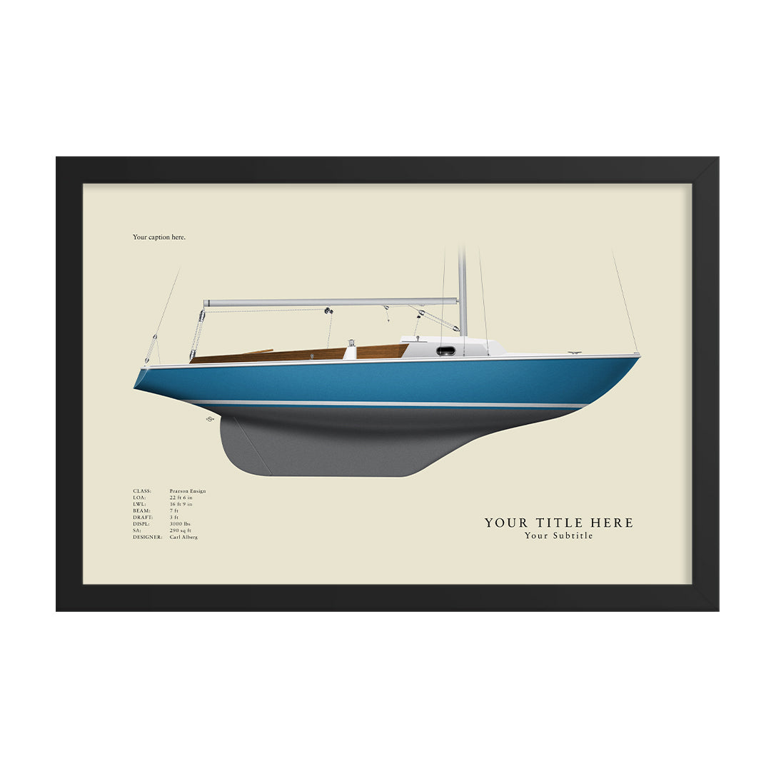 Ensign Custom Half Hull Print