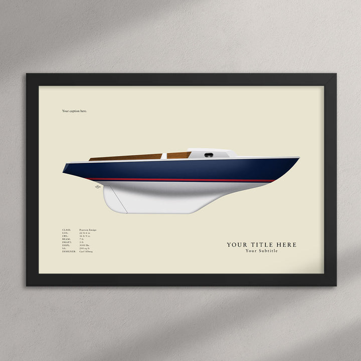 Ensign Custom Half Hull Print
