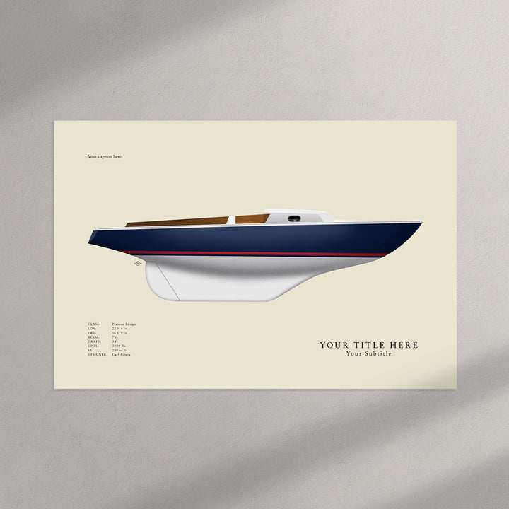 Ensign Custom Half Hull Print