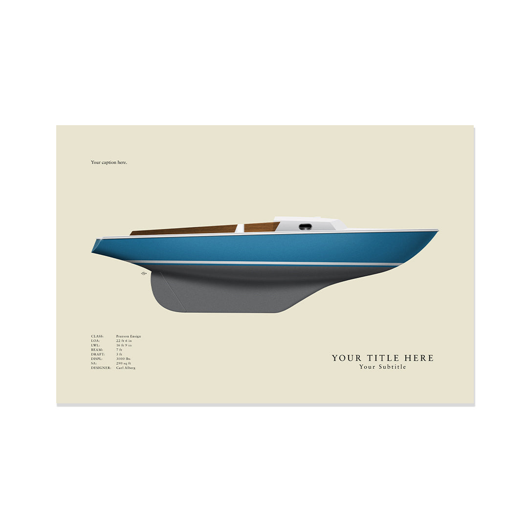 Ensign Custom Half Hull Print