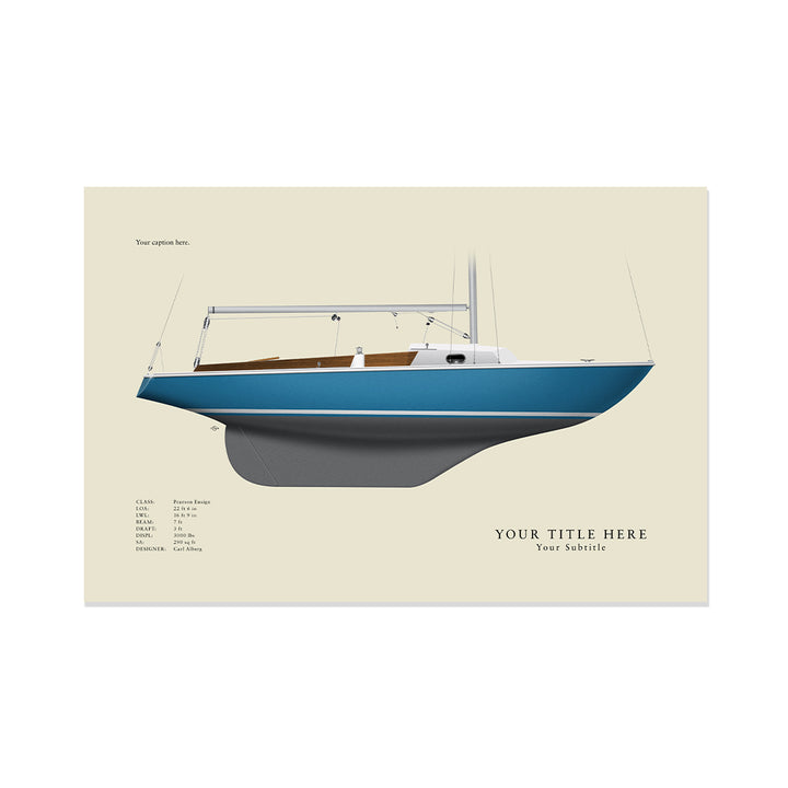 Ensign Custom Half Hull Print