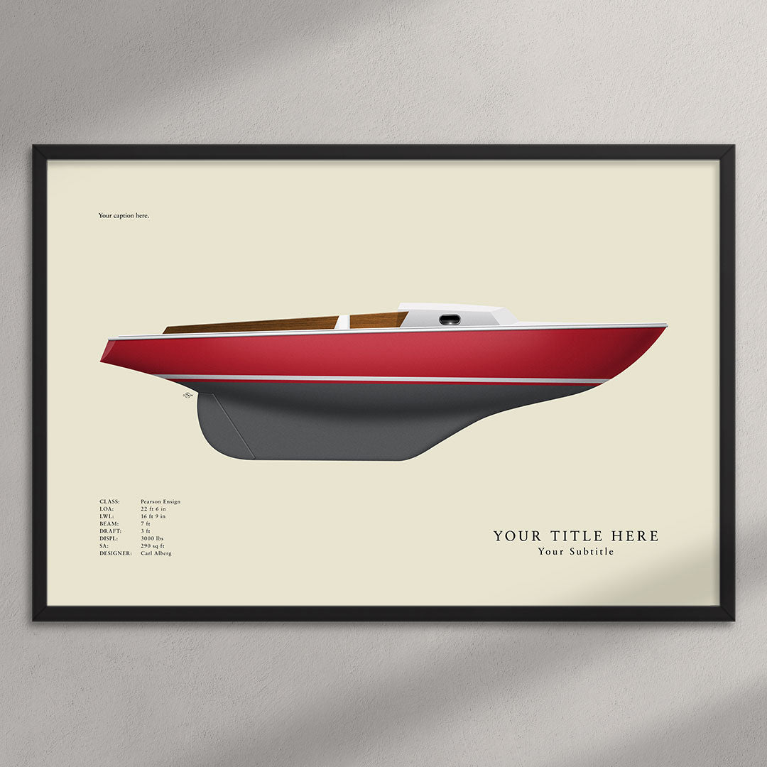 Ensign Custom Half Hull Print