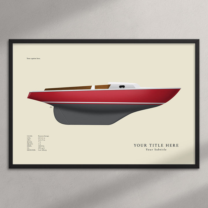 Ensign Custom Half Hull Print