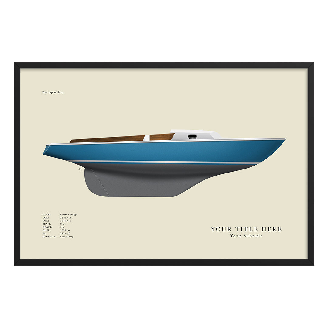 Ensign Custom Half Hull Print