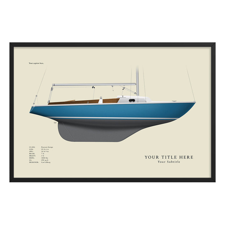 Ensign Custom Half Hull Print