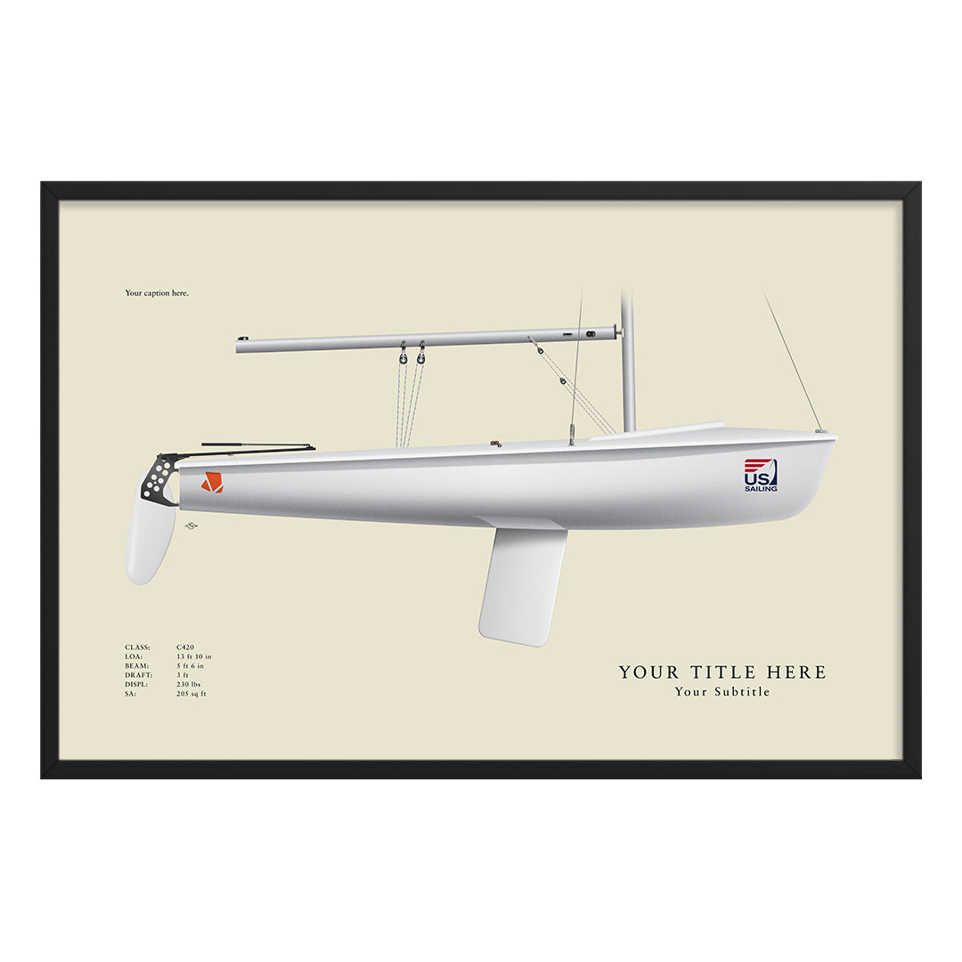 Club 420 Custom Half Hull Print