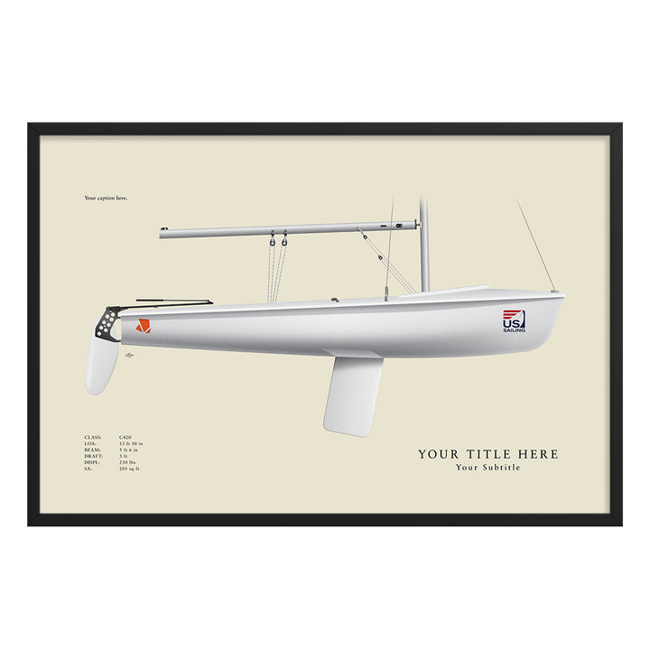 Club 420 Custom Half Hull Print