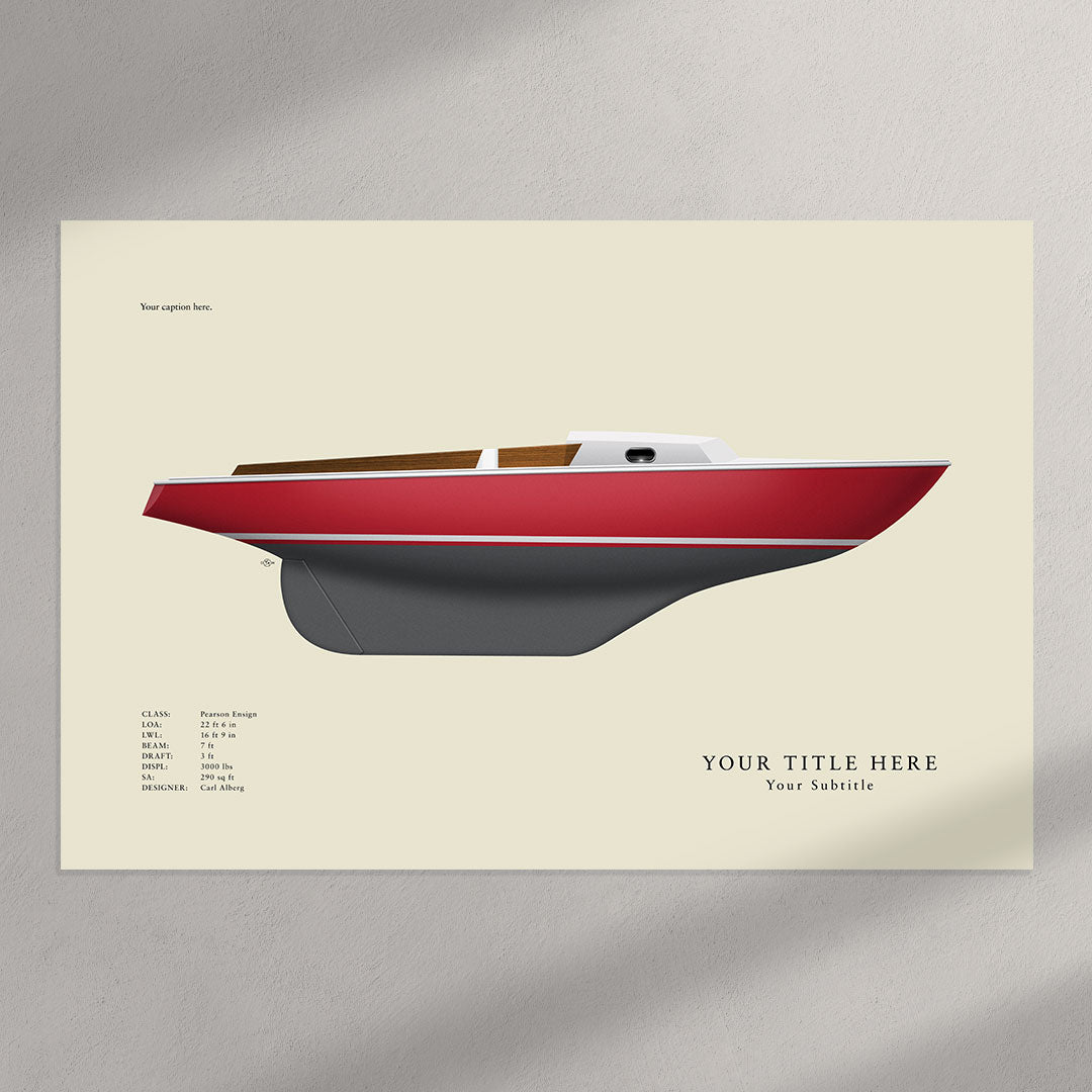 Ensign Custom Half Hull Print