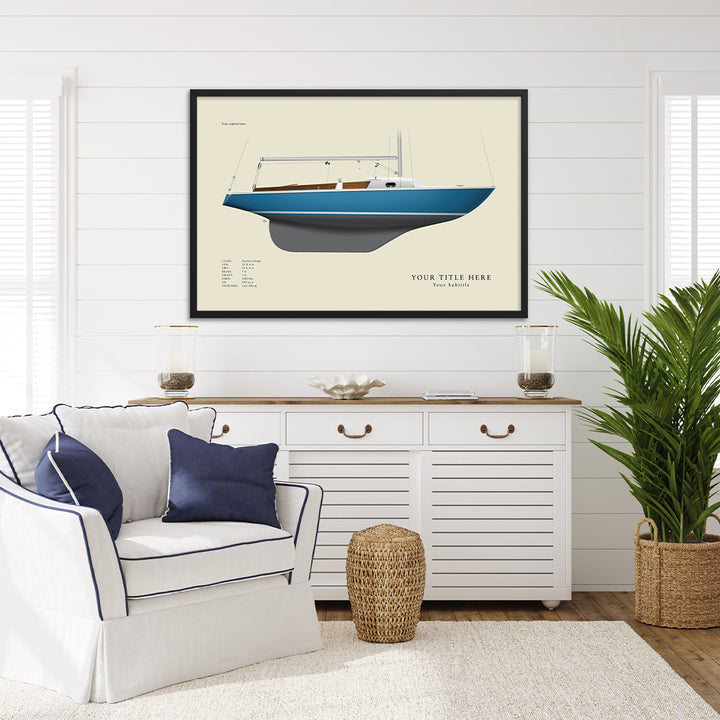 Ensign Custom Half Hull Print