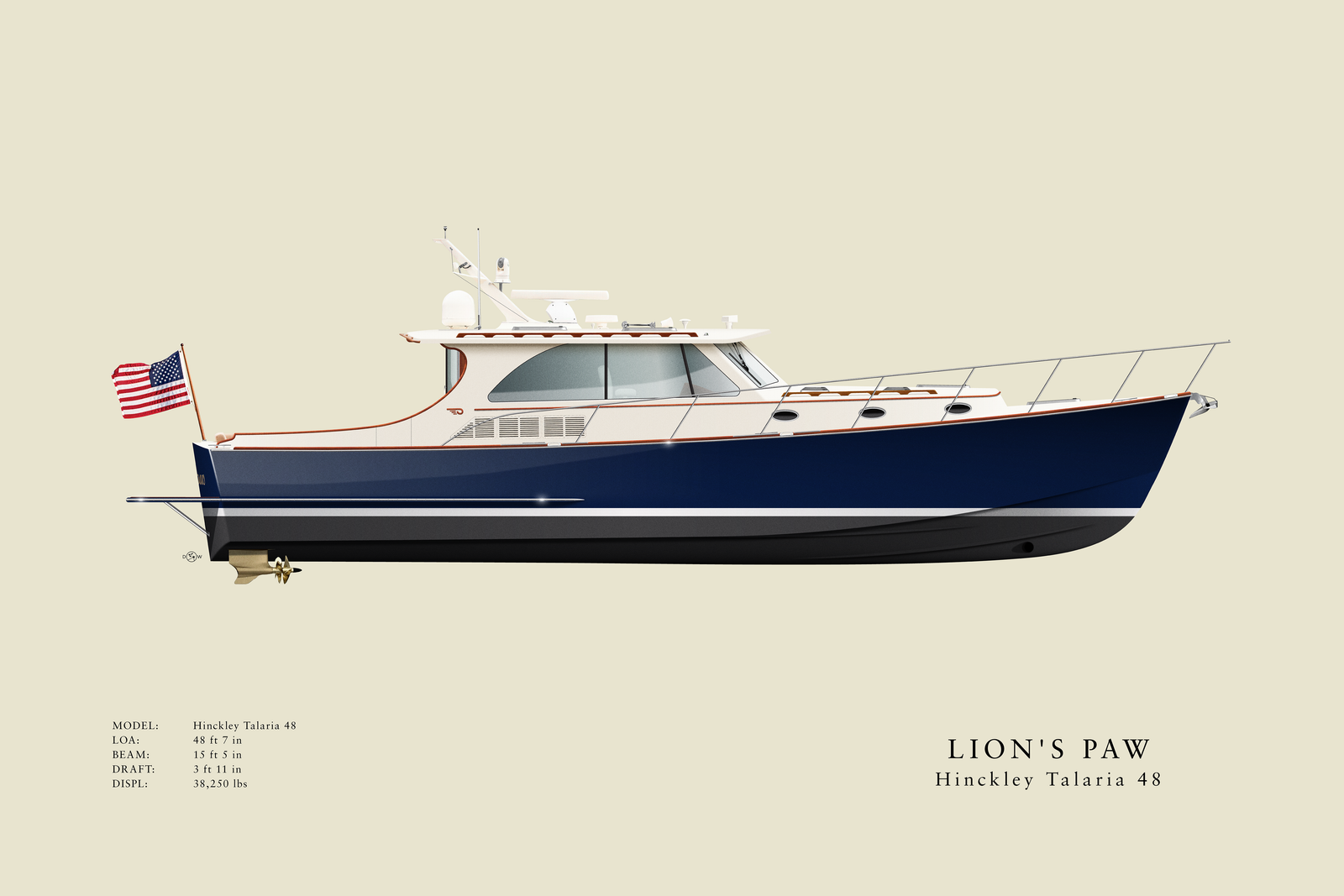 Lion's Paw - Hinckley Talaria 48