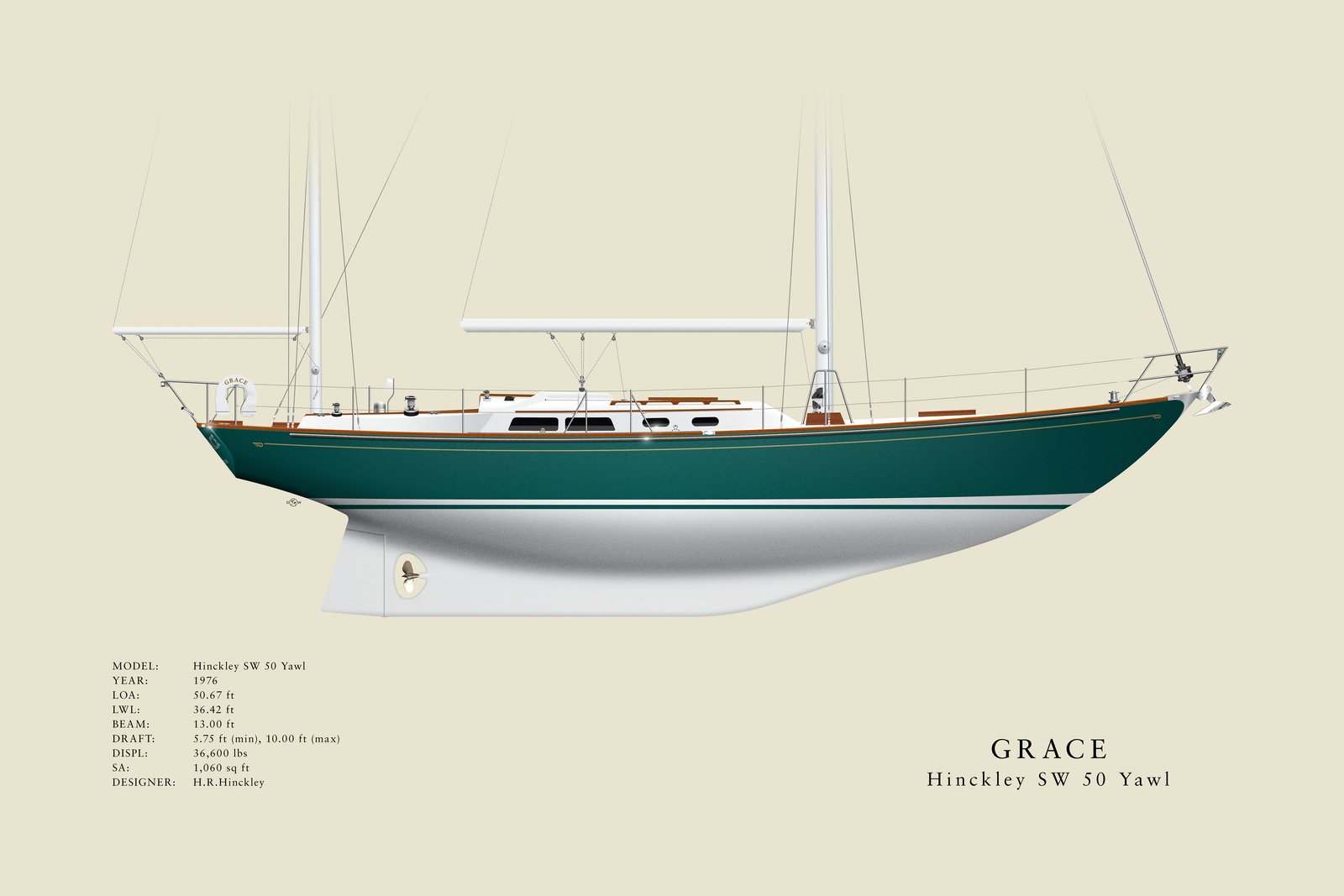 Grace - Hinckley SW 50 Yawl