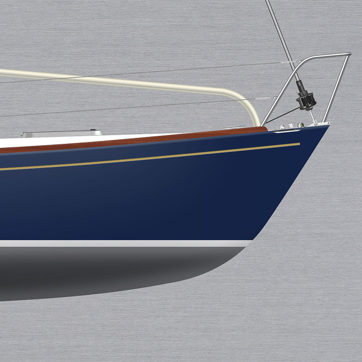 Alerion 28 Custom Half Hull Metal Print