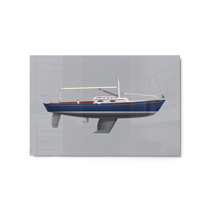Alerion 28 Custom Half Hull Metal Print