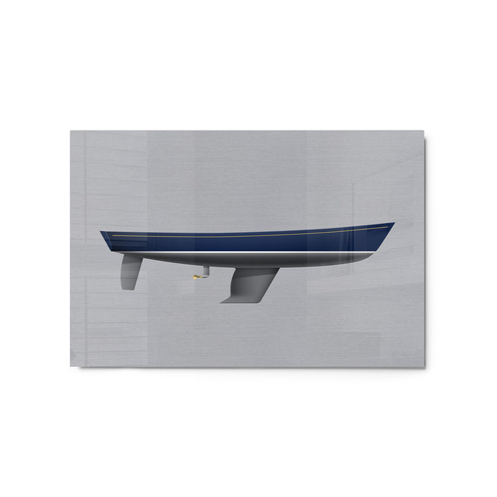Alerion 28 Custom Half Hull Metal Print