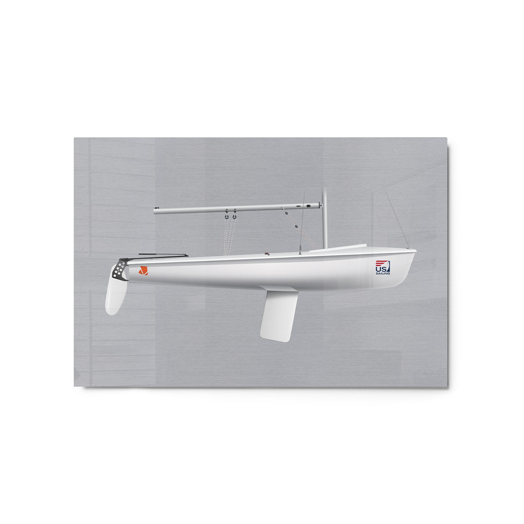 Club 420 Custom Half Hull Metal Print