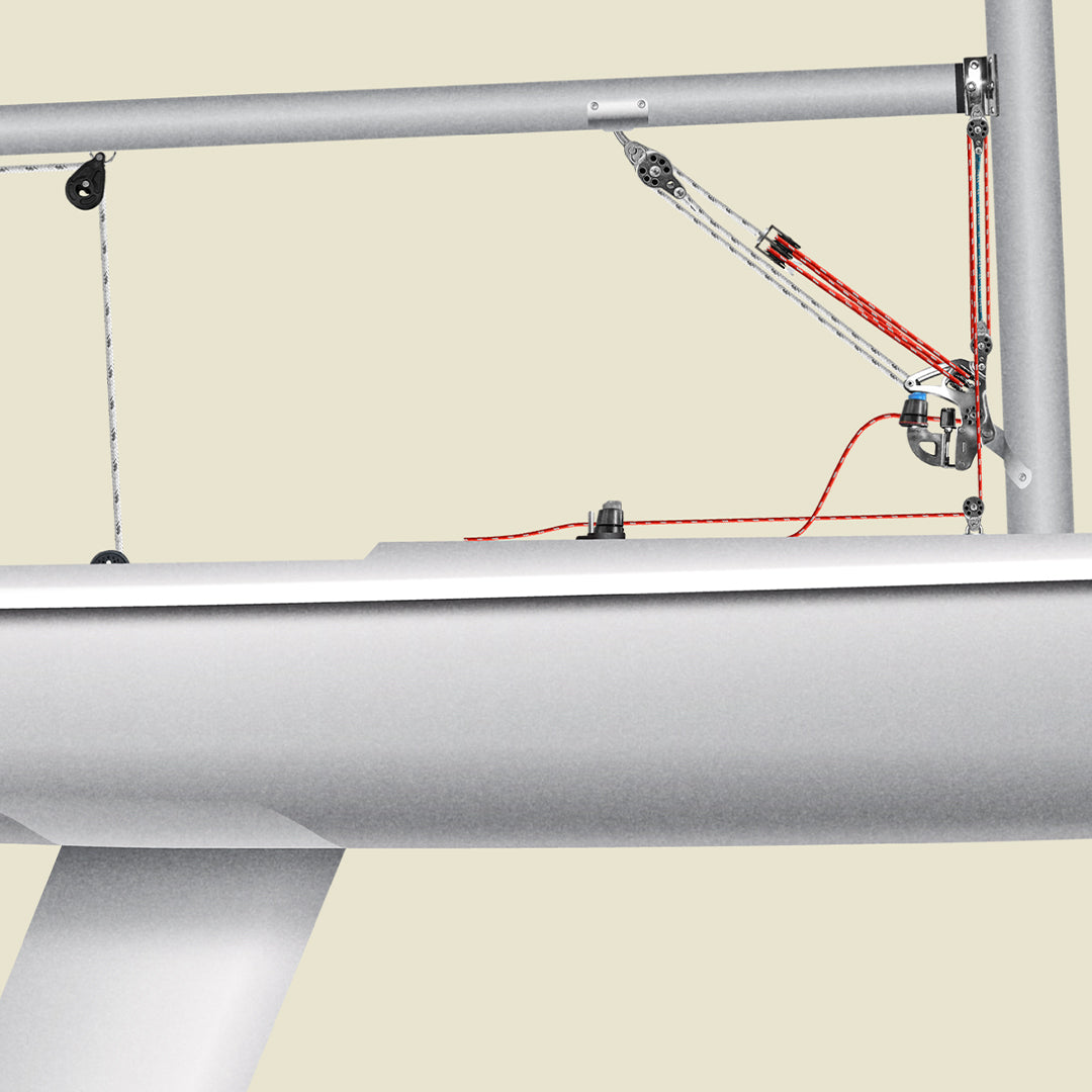 ILCA Dinghy Custom Half Hull Print