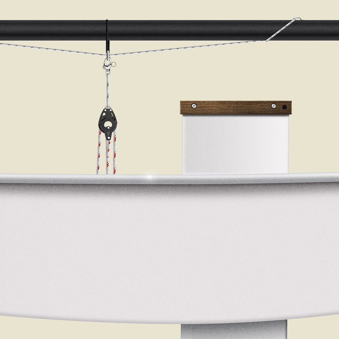 Optimist Dinghy Custom Half Hull Print