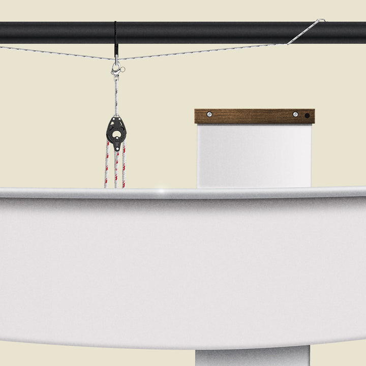 Optimist Dinghy Custom Half Hull Print