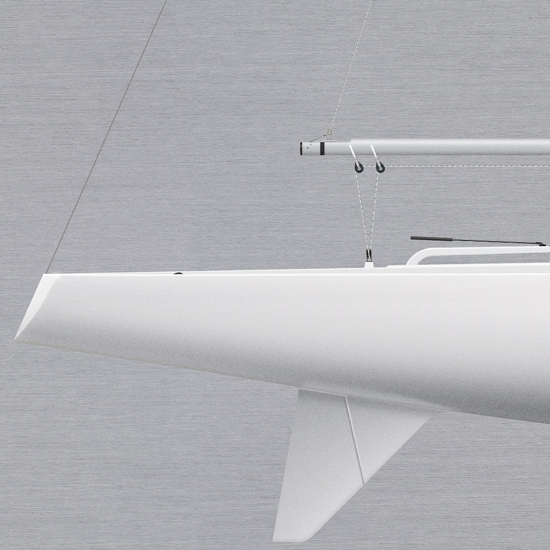Etchells Custom Half Hull Metal Print