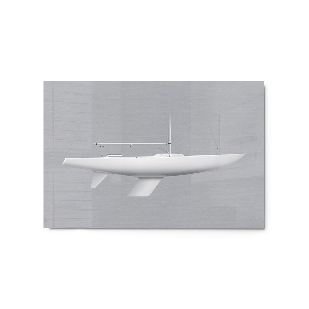 Etchells Custom Half Hull Metal Print