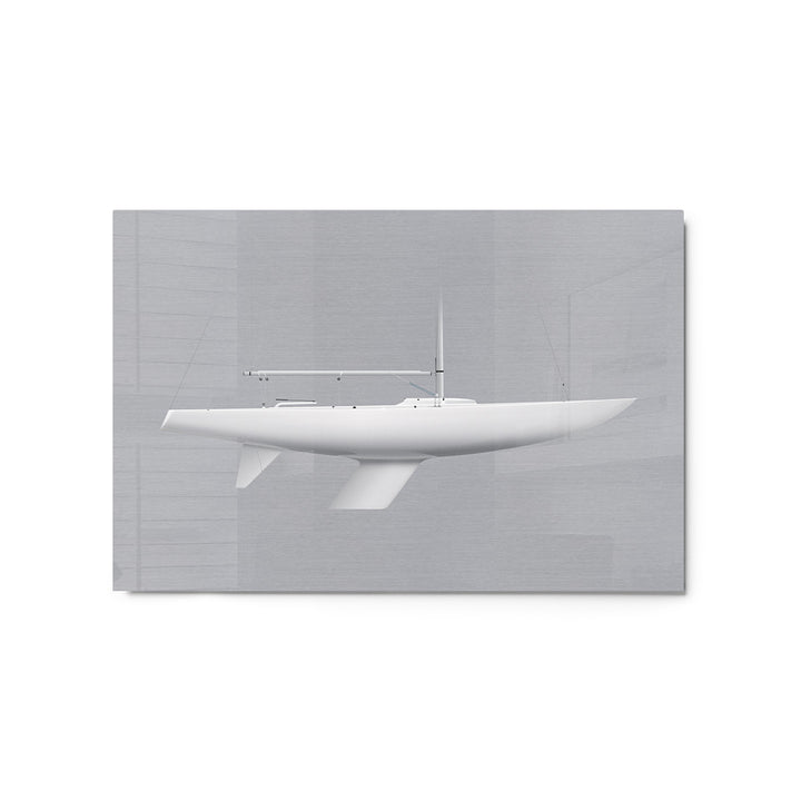 Etchells Custom Half Hull Metal Print