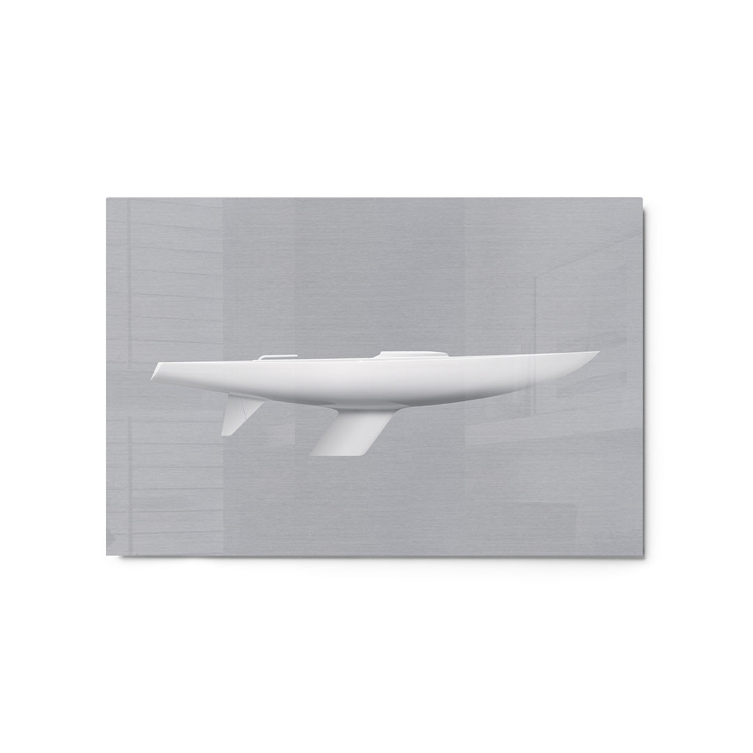 Etchells Custom Half Hull Metal Print
