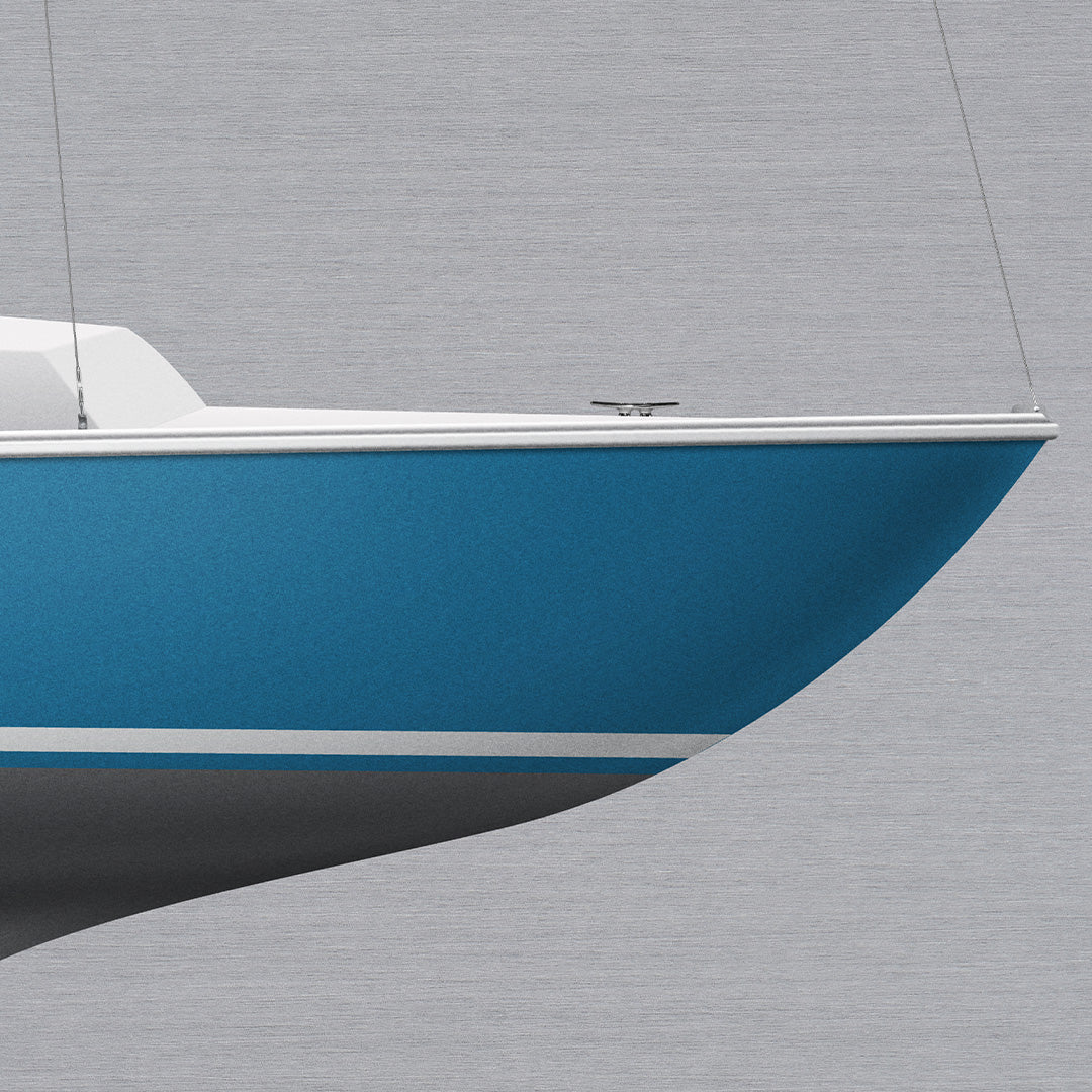 Ensign Custom Half Hull Metal Print