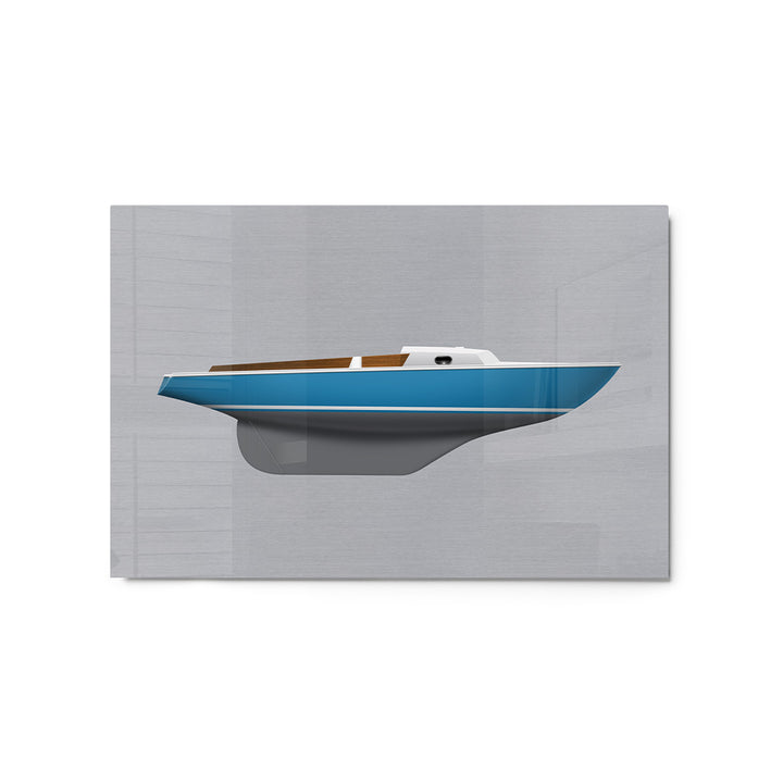 Ensign Custom Half Hull Metal Print