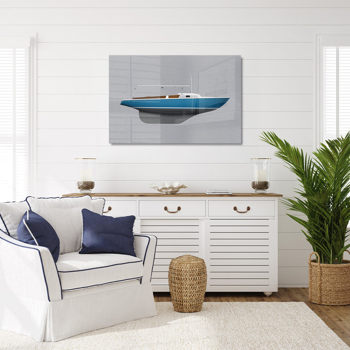 Ensign Custom Half Hull Metal Print