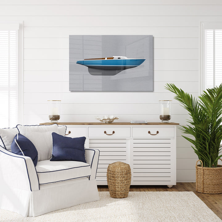 Ensign Custom Half Hull Metal Print