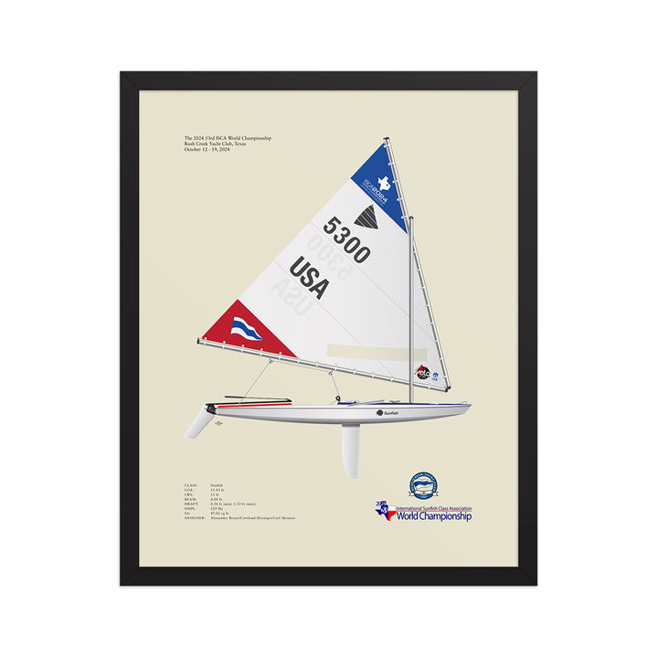 Official ISCA Worlds Half Hull Prints