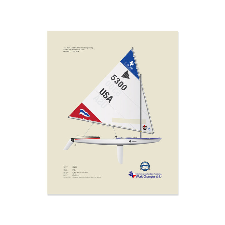 Official ISCA Worlds Half Hull Prints