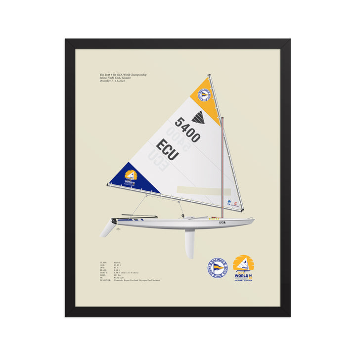 Official ISCA Worlds Half Hull Prints