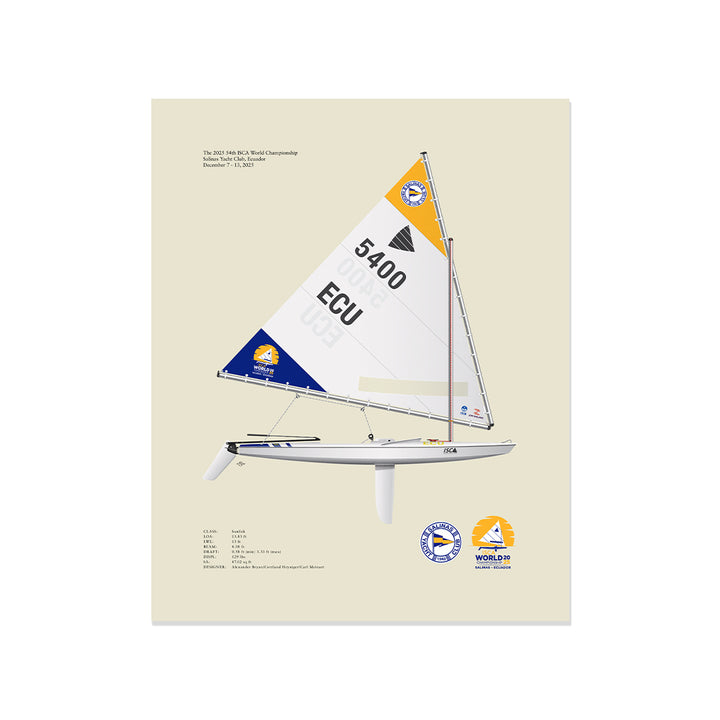 Official ISCA Worlds Half Hull Prints
