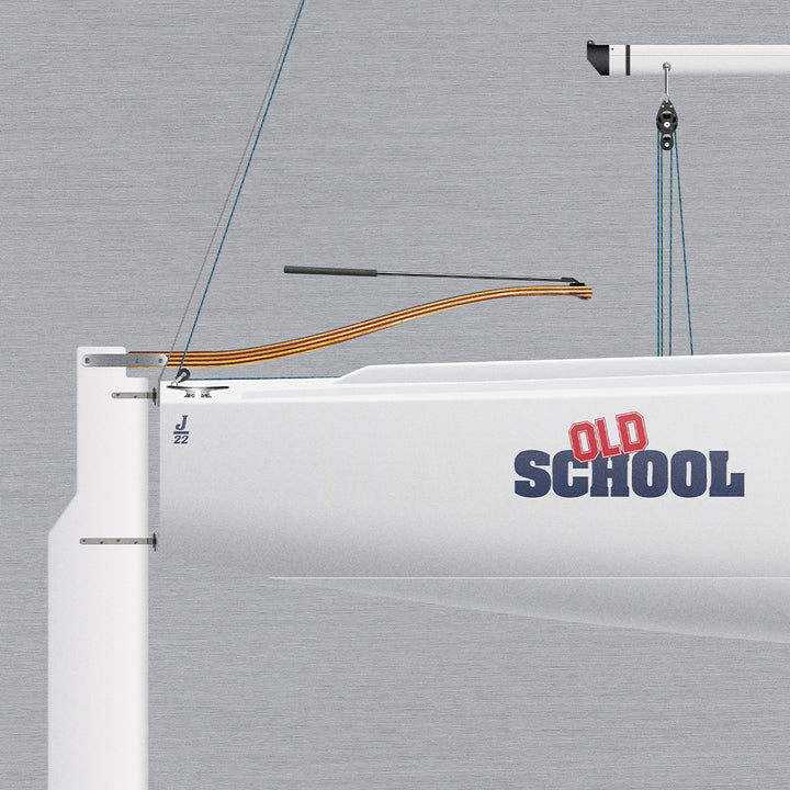 J/22 Custom Half Hull Metal Print