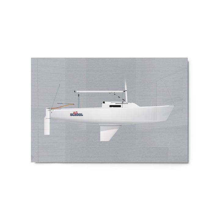 J/22 Custom Half Hull Metal Print