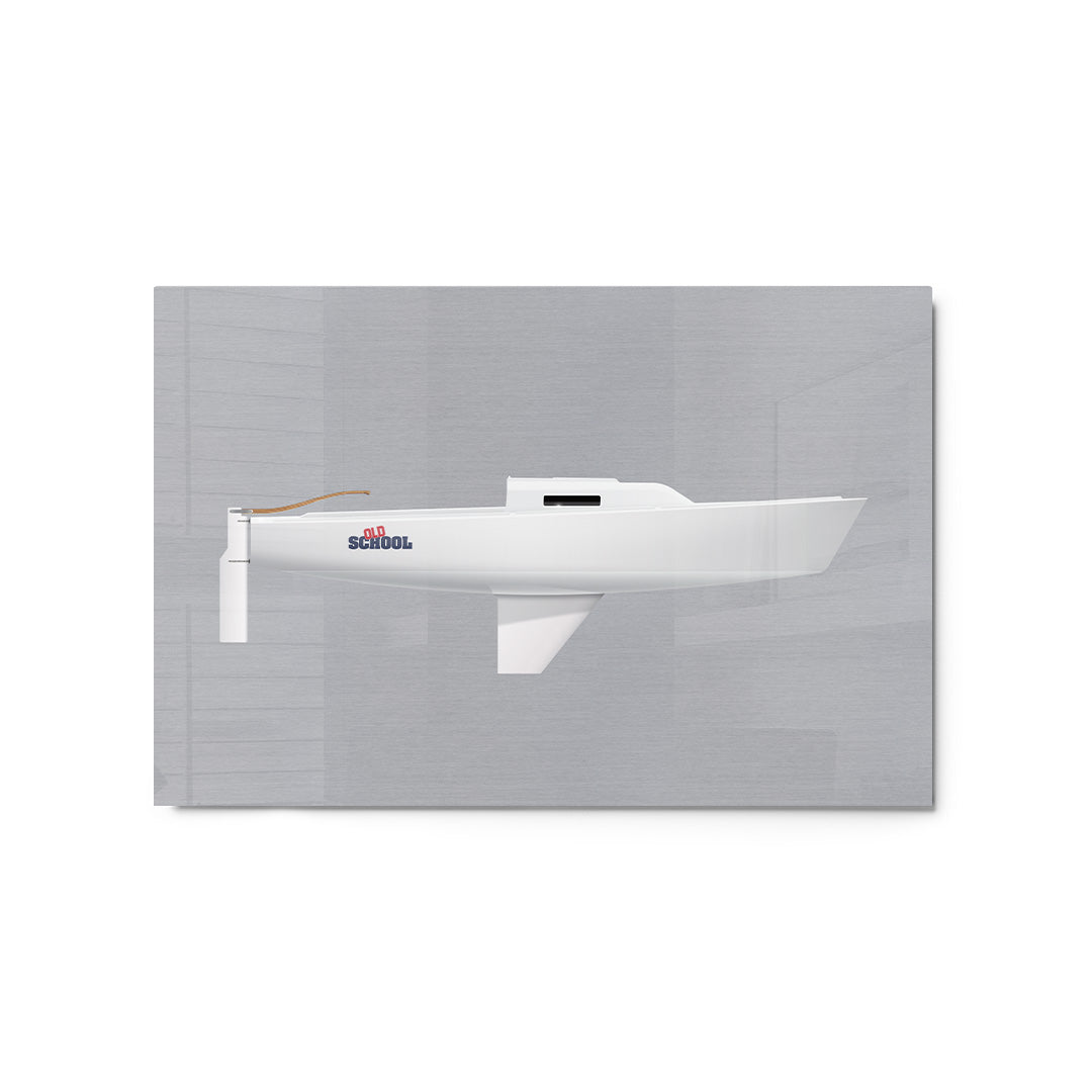 J/22 Custom Half Hull Metal Print