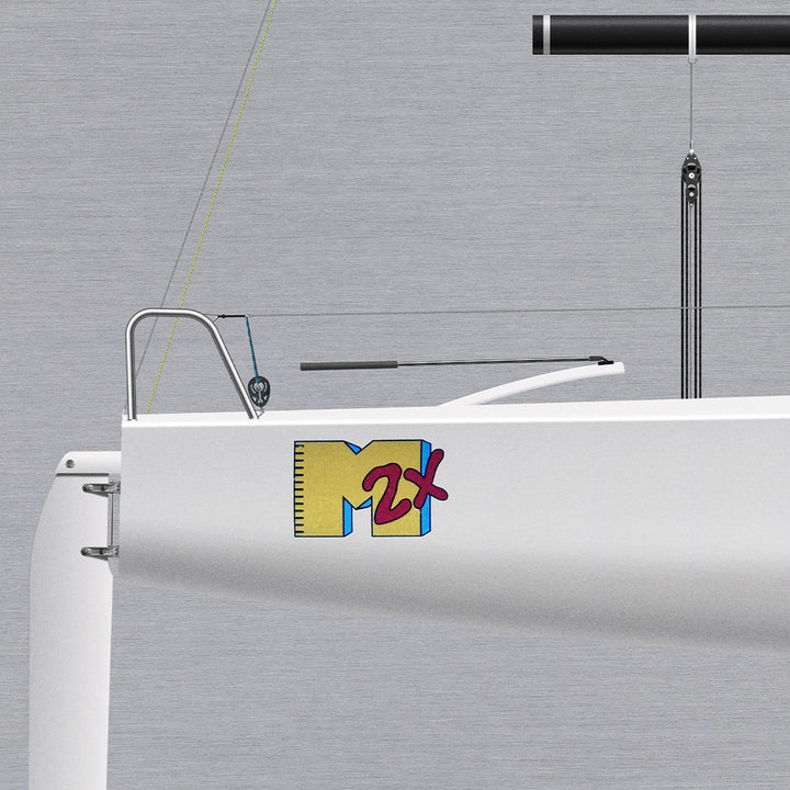 J/70 Custom Half Hull Metal Print