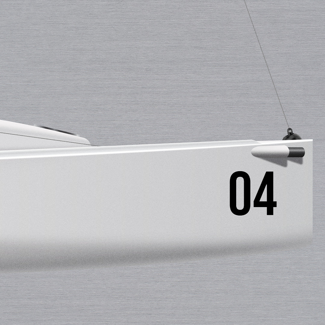 J/70 Custom Half Hull Metal Print
