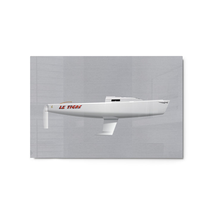 J/80 Custom Half Hull Metal Print