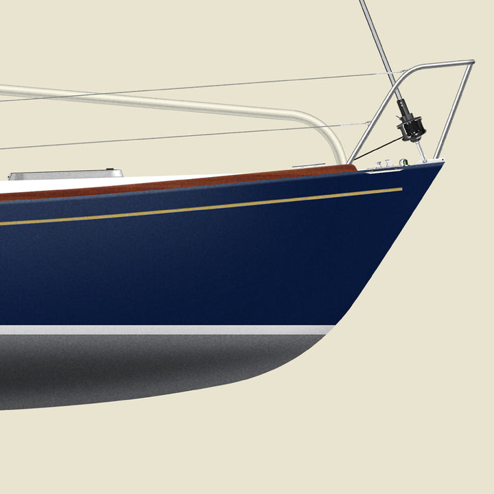 Alerion 28 Custom Half Hull Print