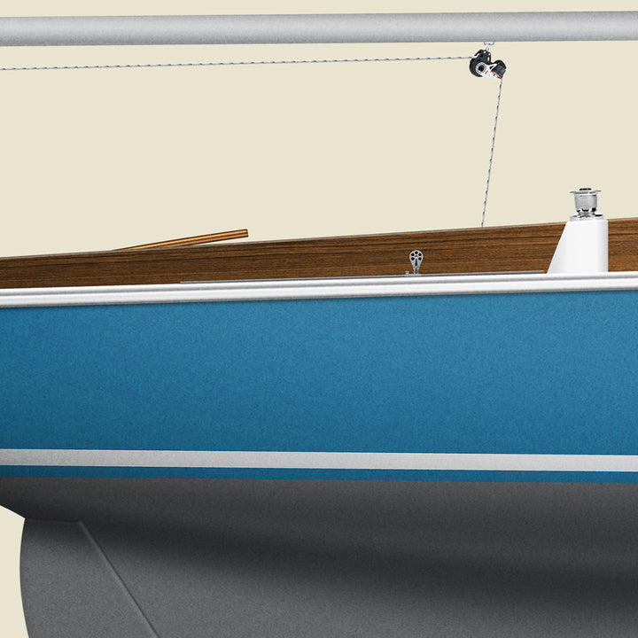 Ensign Custom Half Hull Print