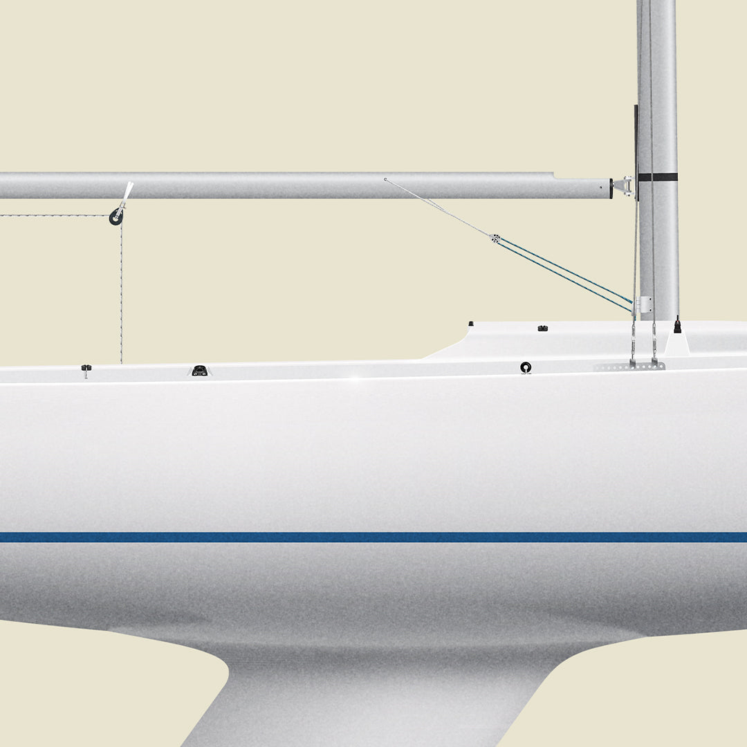 Etchells Custom Half Hull Print