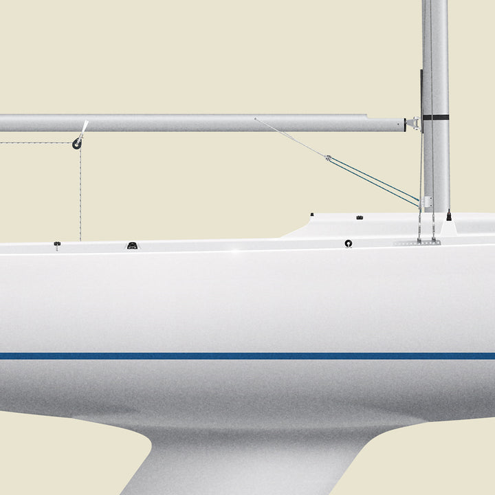 Etchells Custom Half Hull Print