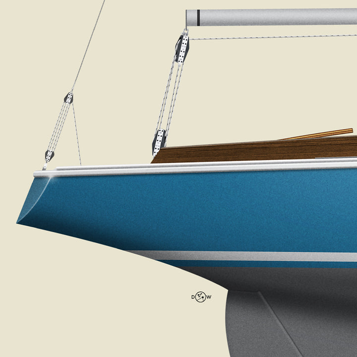 Ensign Custom Half Hull Print